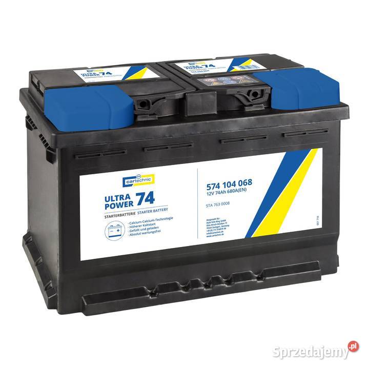 Akumulator Cartechnic 74Ah 680A P Częstochowa
