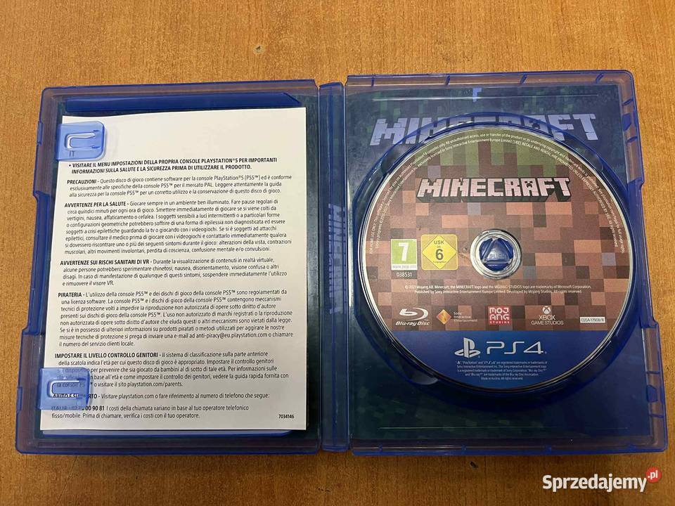 Minecraft Bedrock Edition Sony PlayStation 4 4 warmińsko-mazurskie Elbląg