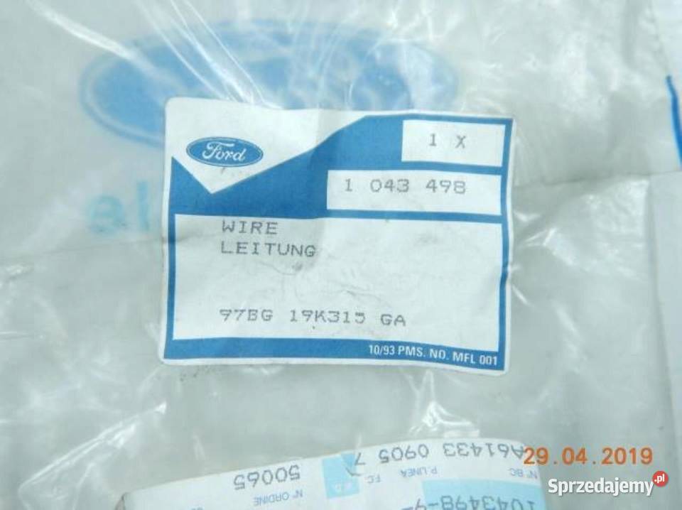 WIĄZKA INSTALACJA FOTELA FORD MONDEO 1043498 lubelskie