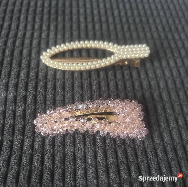 Rossmann piękne spinki do włosów koraliki Wrocław