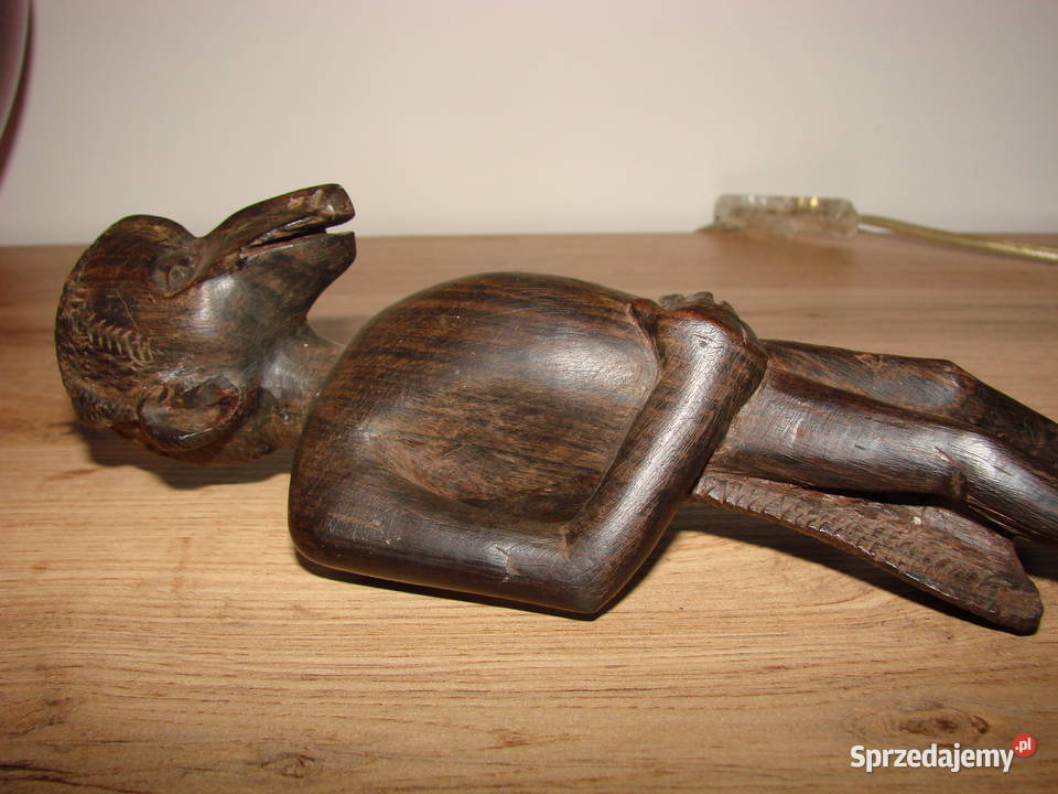hebanowa afrykańska figurka