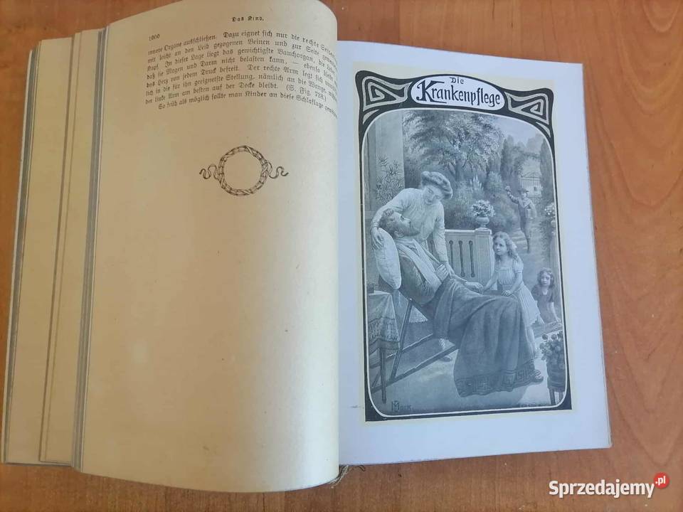 Stara Książka Domowa Lekarka 1921 Wałbrzych