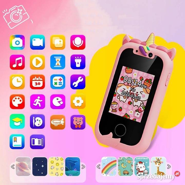 Edukacyjny Smartfon Dzieci Aparat Gry i Muzyka Siedlce
