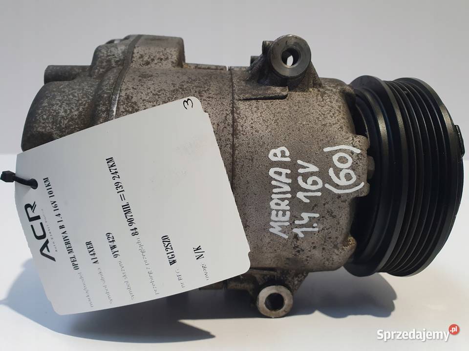 SPRĘŻARKA KLIMATYZACJI Opel Meriva B 14 16V Chełm