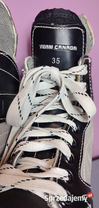 Łyżwy hokejowe Team Canada dzieci rozmiar 35 235 Łyżwiarstwo i hokej małopolskie