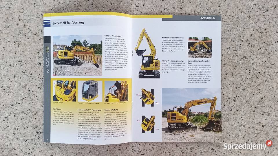 KOMATSU PC 138 Koparka gąsienicowa Prospekt Bytom