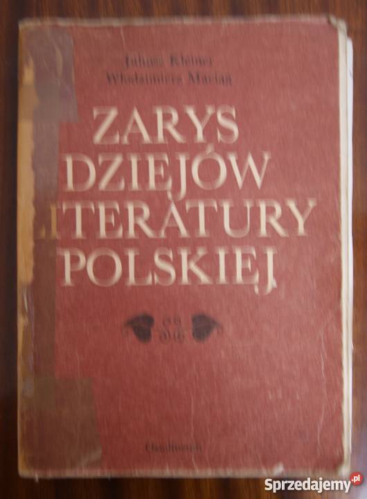 J Kleiner W Maciąg Zarys dziejów literatury Parczew