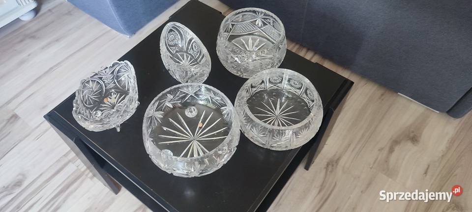 Kryształy z okresu PRL Porcelana i szkło Ostrzeszów