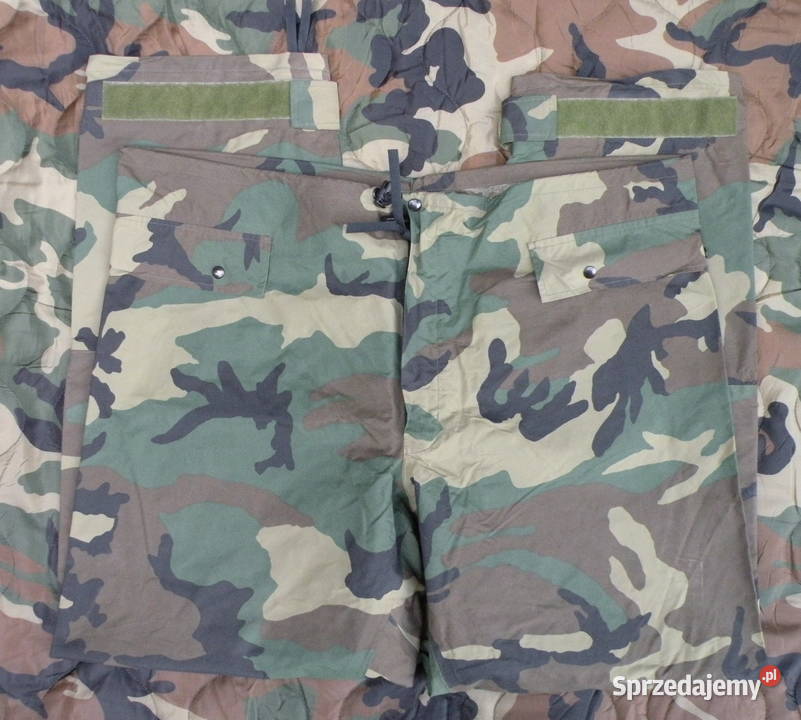 Spodnie przeciwdeszczowe improved woodland LARGE Militaria Wrocław
