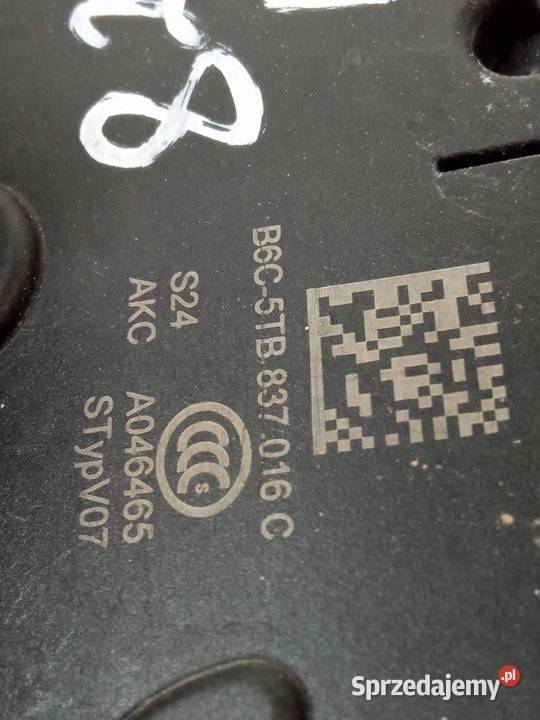 ZAMEK DRZWI PRAWY PRZÓD EU B6C5TB837016C Skoda osobowe
