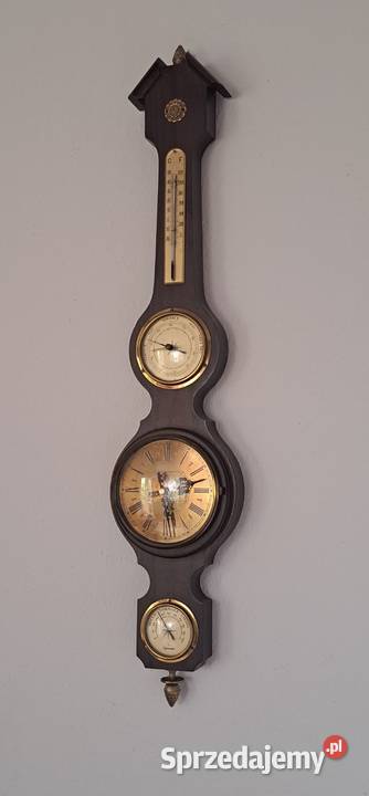 drewniana stacja pogodowa do powieszenia na brązowy Pozostałe mazowieckie Warszawa