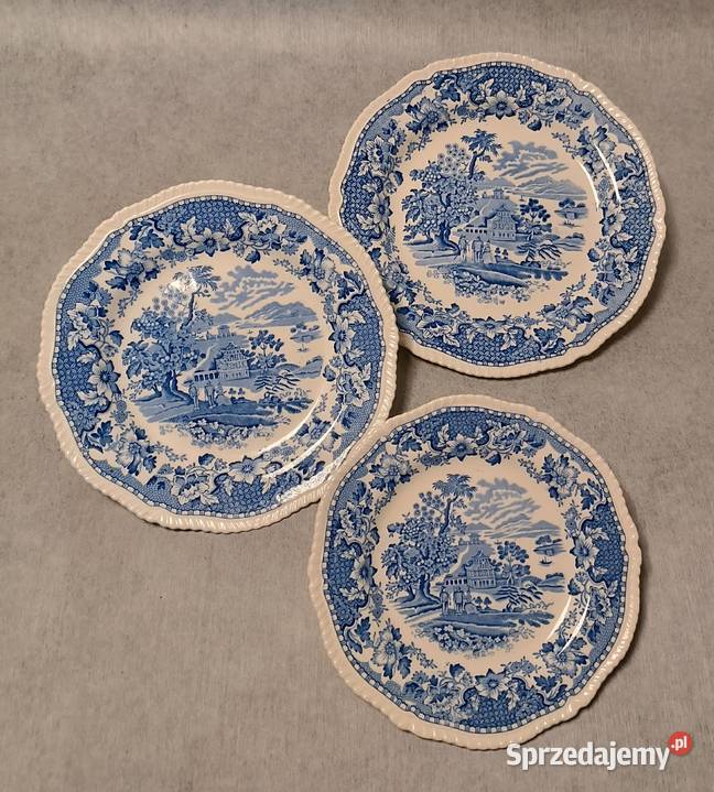 WOOD BURSLEM 3 Talerze Seaforta Enoch 1784 Ralph Porcelana i szkło Porcelana i szkło Augustów sprzedam