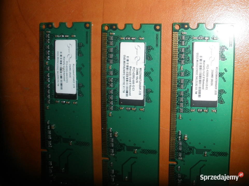 Pamięć RAM Kingston 512 MB 3 sztuki DDR małopolskie Kraków