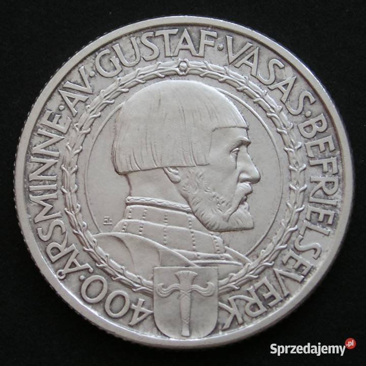 SZWECJA 2 KORONY 1921 SWOBODY POLITYCZNE Łódź