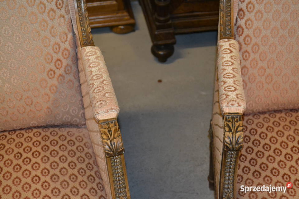 fotele kawowe Berżera orzech