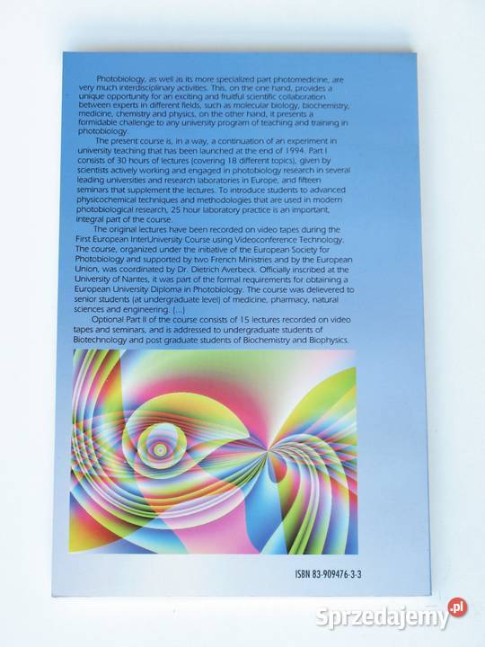 Advanced Course in Photobiology and
