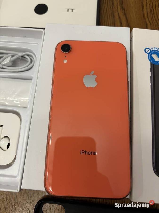 IPhone Xr 64gb koralowy lubelskie Krzczonów Trzeci