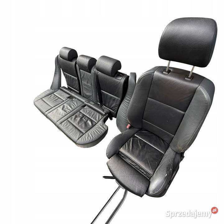 Wnętrze Kanapa Fotele Boczki Tapicerka Skóra BMW Barłogi