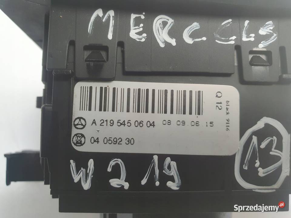Mercedes CLS I C219 W219 PRZEŁĄCZNIK ŚWIATEŁ osobowe Rudka