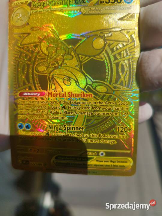Złoty Mega Greninja ex CRI 122086 Rawicz