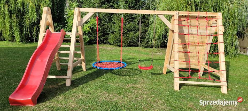 HUŚTAWKA PLAC ZABAW MAŁPI GAJ ZJEŻDŻALNIA Kijaszkowo sprzedam