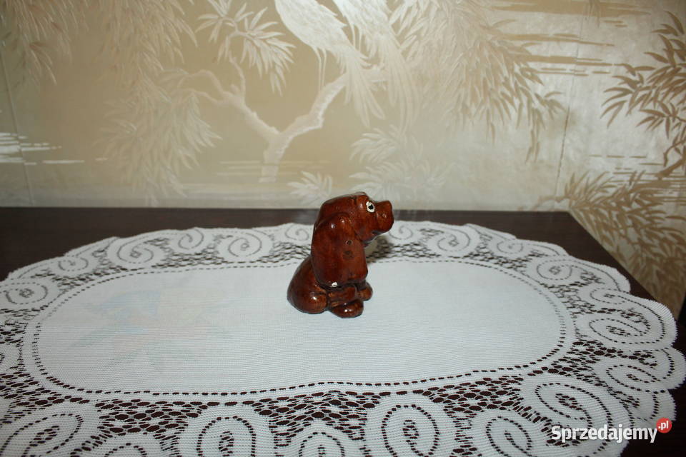 Piesek Porcelit Ceramika PRL Chorzów