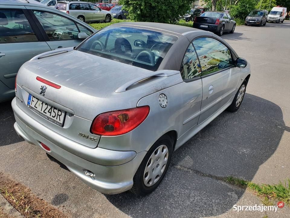 206 cc cabrio 2005 Motoryzacja Zielona Góra