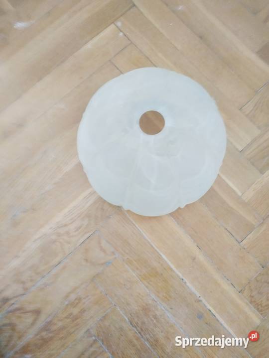 KLOSZ BIAŁY lampa wisząca żyrandol kinkiet PRL mazowieckie