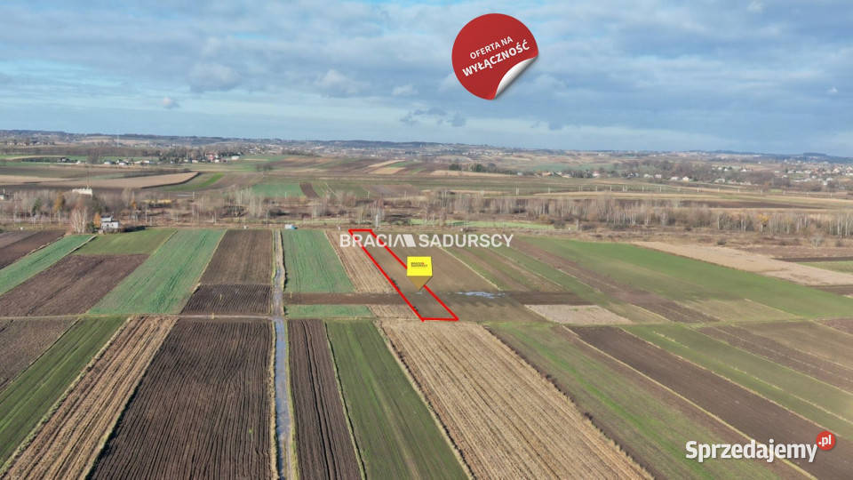 Sprzedaż działki Kraków 3573m2 kanalizacja Sprzedaż