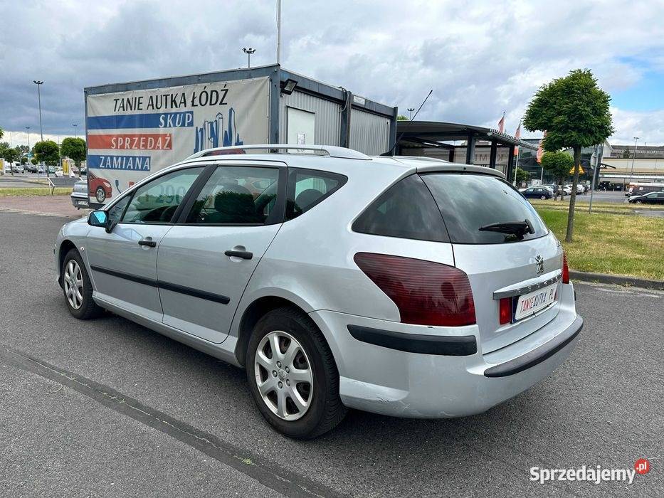 Peugeot 407 SW 16 Diesel 2006 Climatronic Rok produkcji 2006 Łódź sprzedam