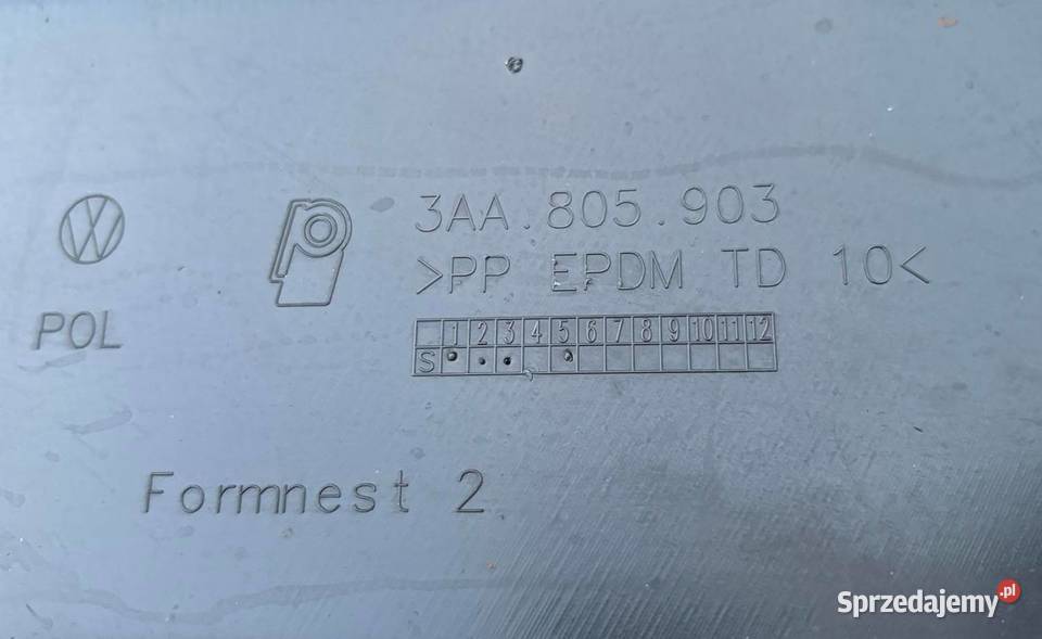SPOJLER DOKŁADKA ZDERZAKA PRZÓD VW PASSAT B7 Zderzaki Radom
