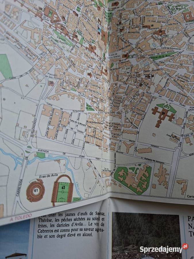 Hiszpania mapy Cuenca Gerona Avila 3 Kraków