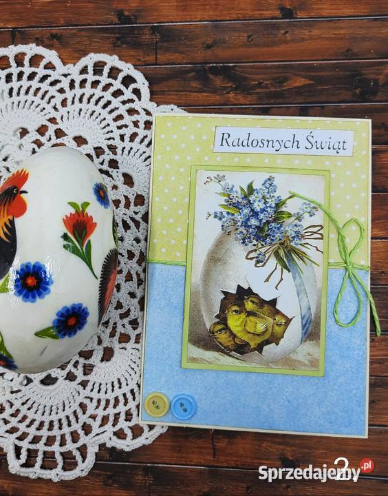 Kartki wielkanocne ręcznie robione Wielkanoc 4 Kraków