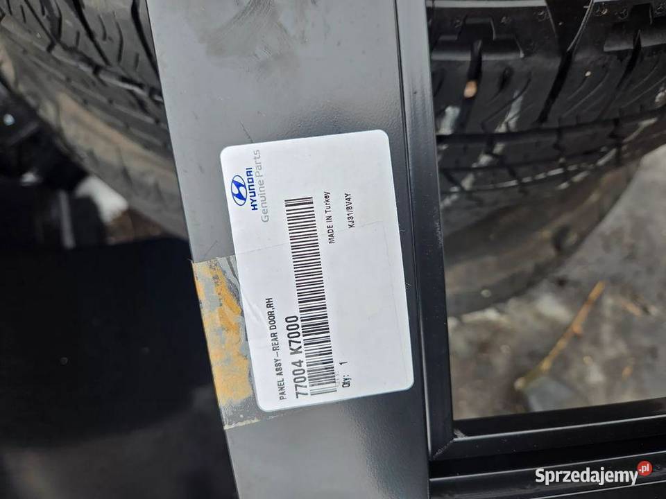 Drzwi prawe prawy tył tylne Hyundai i10 III Drzwi