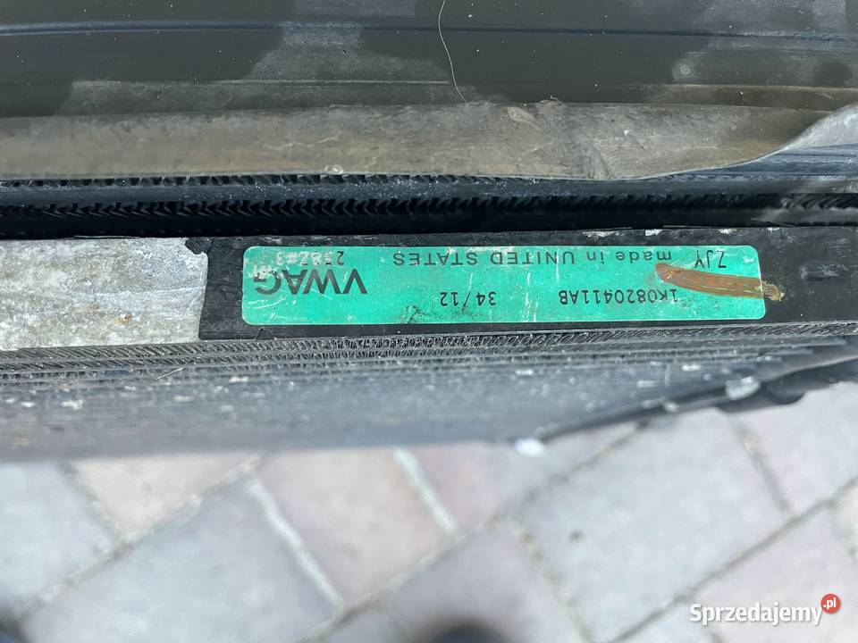 Komplet chłodnic i wentylator Golf 5 19tdi Wentylatory chłodnic klimatyzacji śląskie sprzedam