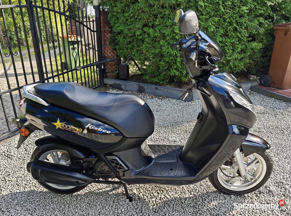 Skuter Peugeot Kisbee 50cc 4T 2019r 2900 Wtrysk nieuszkodzony Łask sprzedam