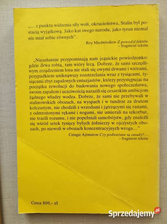 Fenomen Stalina Aleksandr Bowin 1989 Kielce