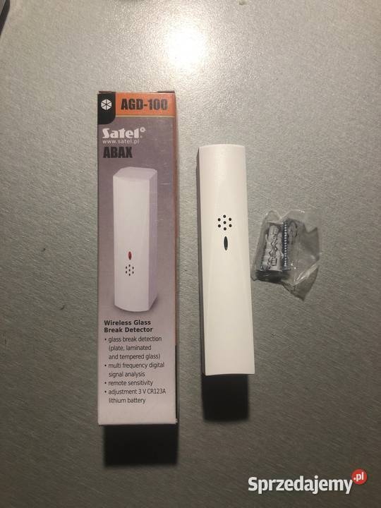 Bezprzewodowa czujka zbicia szyby AGD100