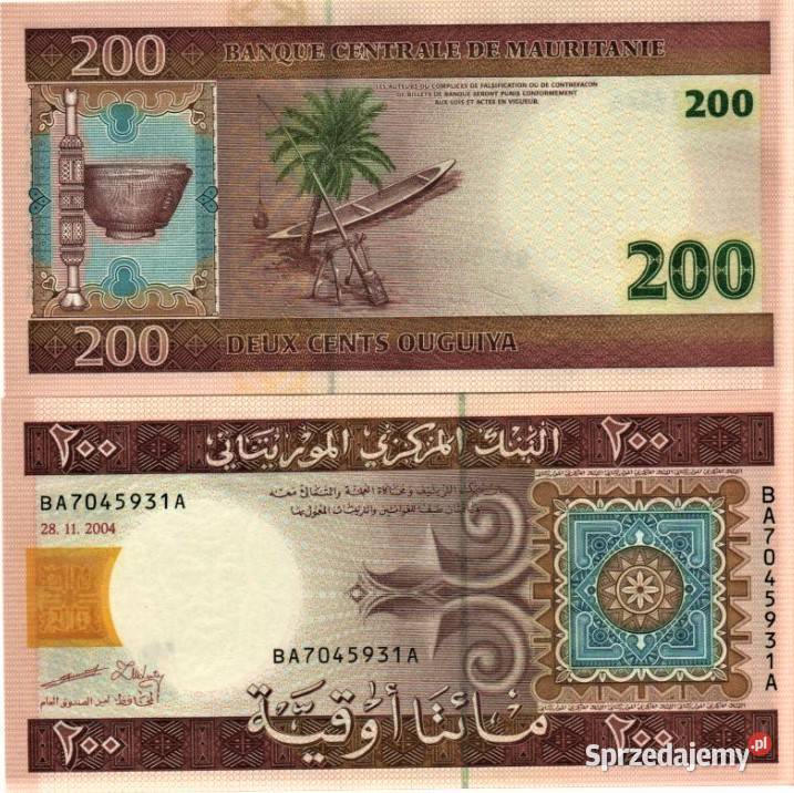 MAURETANIA 2004komplet 5 banknotów UNC WYSYŁKA Człuchów