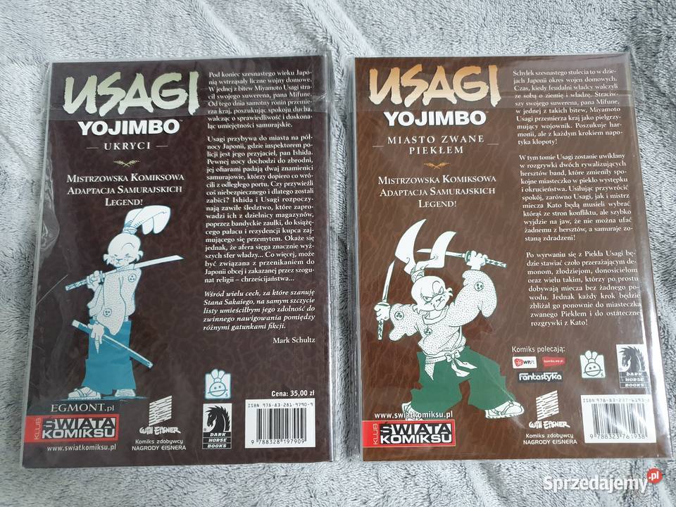 Usagi Yojimbo Ukryci Misto Zwane Piekłem 2 czarno-biały