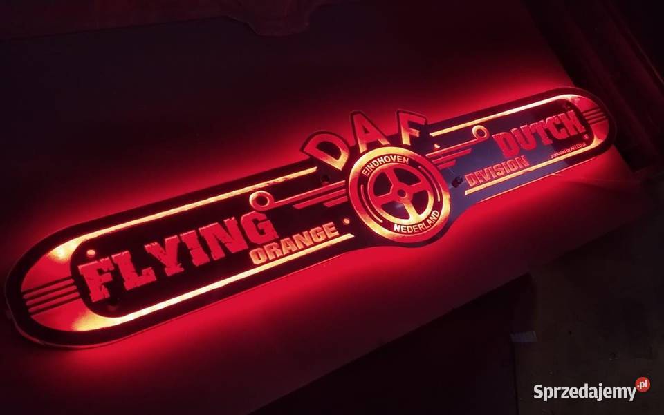 DAF LED mirror 100x25 24v multicolor 3m cable wielkopolskie Kobierno