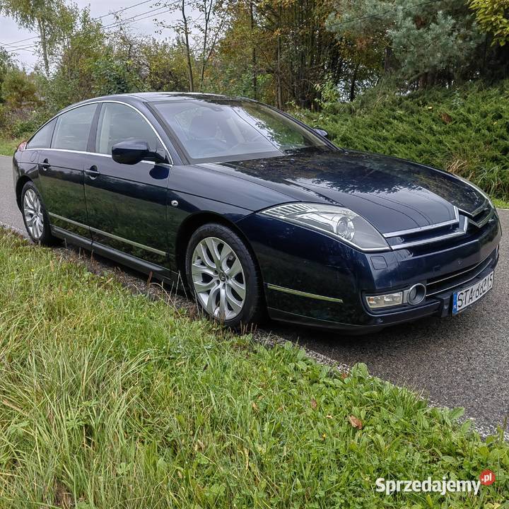 Citroen C6 30 HDi V6 240 Niebieski metalik nieuszkodzony Dobczyce sprzedam