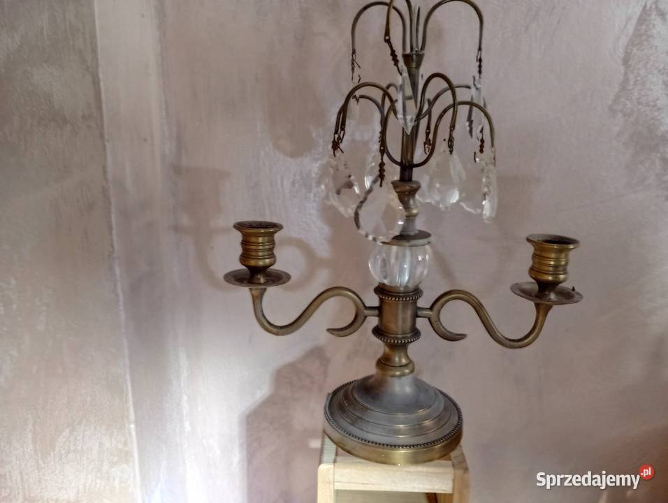 Świecznik mosiężny Antyki, Sztuka, Kolekcje Biłgoraj