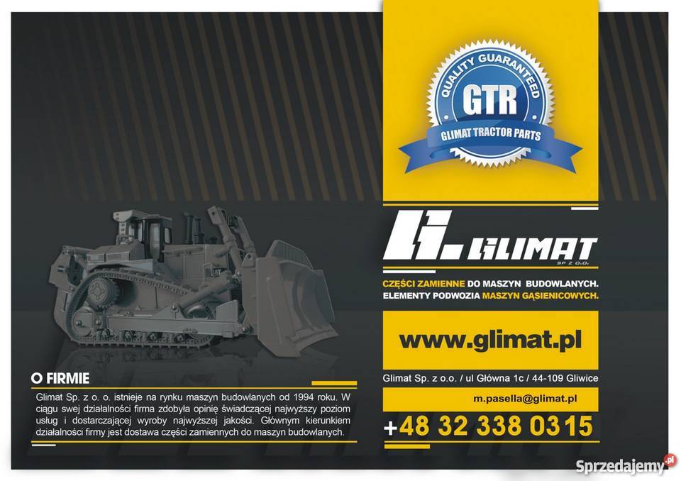 Gąsienica gumowa 300X109X38 300X38x109 HD ITR Części do maszyn budowlanych i rolniczych