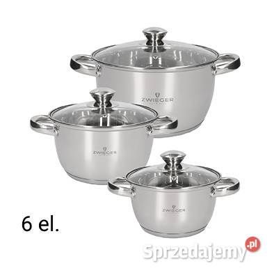 ZWIEGER Zestaw garnków Zwieger Multima 6 Garnki i szybkowary Ełk sprzedam