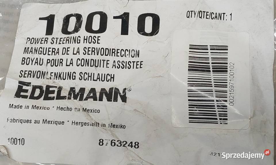 WĄŻ PRZEWÓD WSPOMAGANIA POLO 9N FABIA I IBIZA 6L Mielęcin