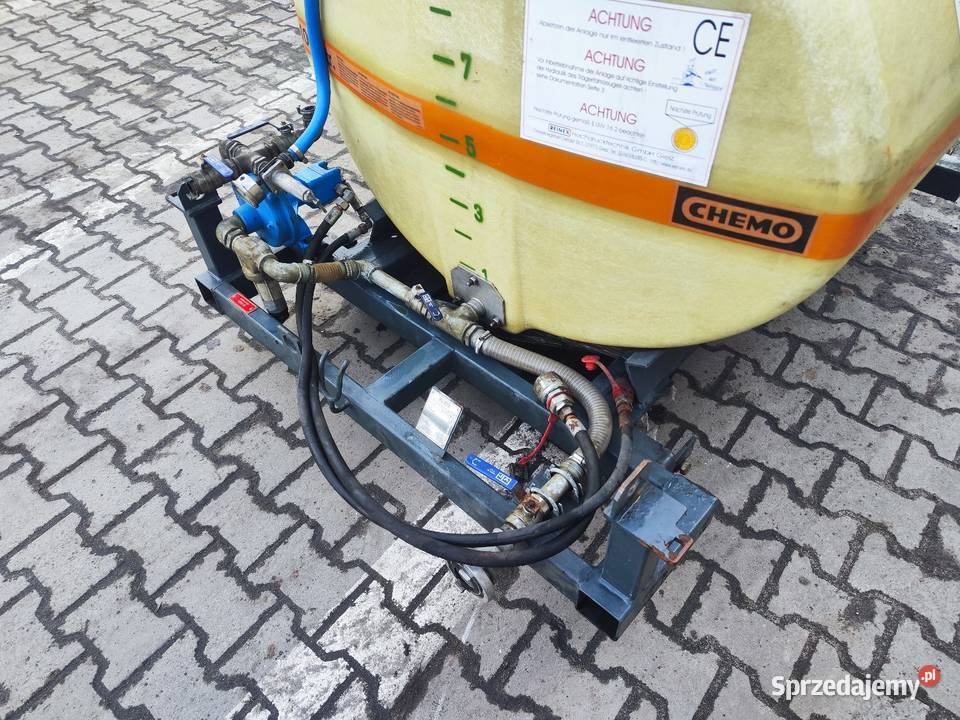 Zbiornik Beczkowóz 1000L z pompą hydrauliczną Piszczac