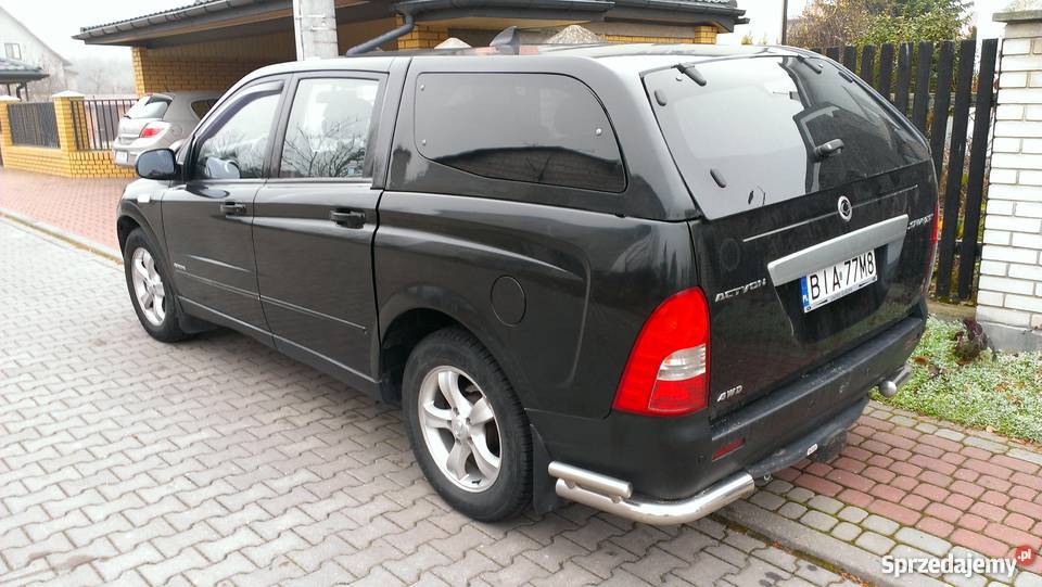 SsangYong Actyon SPORT 20 diesel 141 sport 4x4 Białystok