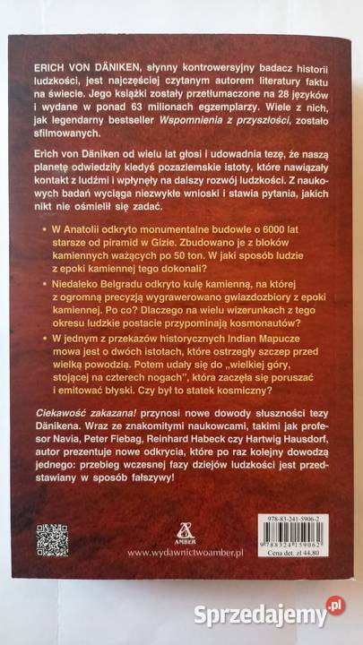 CIEKAWOŚĆ ZAKAZANA Erich Von Daniken na tropie Warszawa