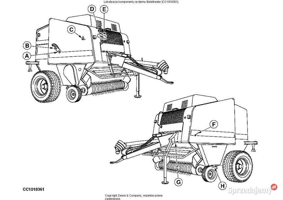 Instrukcja John Deere seria F V 5215 5315 5415